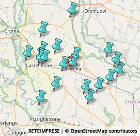 Mappa Via Bertesi, 26015 Soresina CR, Italia (7.2615)