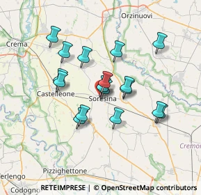 Mappa Via Bertesi, 26015 Soresina CR, Italia (5.82353)