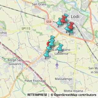 Mappa Via Lombardia, 26854 Cornegliano Laudense LO, Italia (1.46545)
