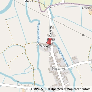 Mappa Via Giarone, 7, 27020 Nicorvo, Pavia (Lombardia)