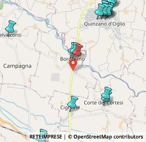 Mappa Via Circonvallazione, 26020 Bordolano CR, Italia (2.976)