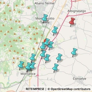 Mappa 35020 Battaglia Terme PD, Italia (3.99938)