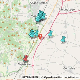 Mappa Via Chiodare, 35020 Battaglia Terme PD, Italia (3.74333)