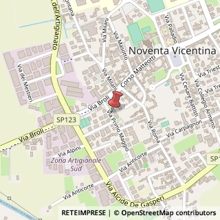 Mappa Via I Maggio, 7, 36025 Noventa Vicentina, Vicenza (Veneto)