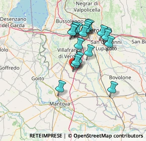 Mappa Via Dossetto, 37060 Pradelle VR, Italia (12.4465)