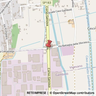 Mappa Corso Genova, 247, 27029 Vigevano, Pavia (Lombardia)