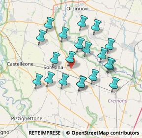 Mappa Via M. Anelli, 26020 Casalmorano CR, Italia (6.6015)