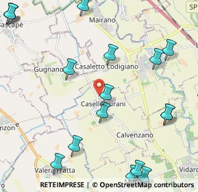 Mappa Via Giovanni Falcone, 26853 Caselle Lurani LO, Italia (2.97056)