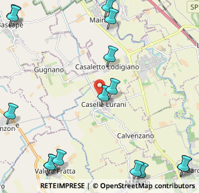 Mappa Via Giovanni Falcone, 26853 Caselle Lurani LO, Italia (3.581)