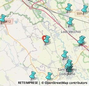 Mappa Via Giovanni Falcone, 26853 Caselle Lurani LO, Italia (6.6085)