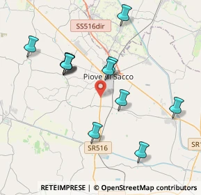 Mappa Via Vivaldi Antonio, 35028 Piove di Sacco PD, Italia (3.77917)