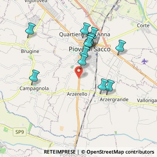 Mappa Via Vivaldi Antonio, 35028 Piove di Sacco PD, Italia (1.86846)