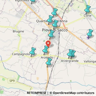 Mappa Via Vivaldi Antonio, 35028 Piove di Sacco PD, Italia (2.35667)
