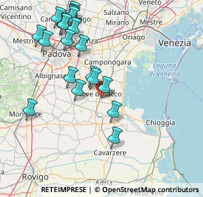 Mappa Via Mareggia, 35028 Piove di Sacco PD, Italia (17.309)