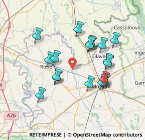 Mappa 27020 Nicorvo PV, Italia (6.74389)