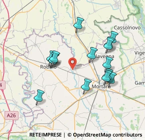 Mappa 27020 Nicorvo PV, Italia (6.92333)