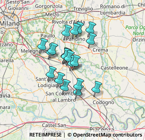 Mappa Via Yitzhak Rabin, 26817 San Martino in Strada LO, Italia (9.763)