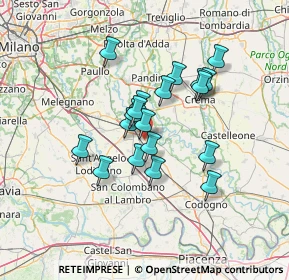 Mappa Via Yitzhak Rabin, 26817 San Martino in Strada LO, Italia (10.68789)