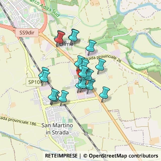 Mappa Via Yitzhak Rabin, 26817 San Martino in Strada LO, Italia (0.652)