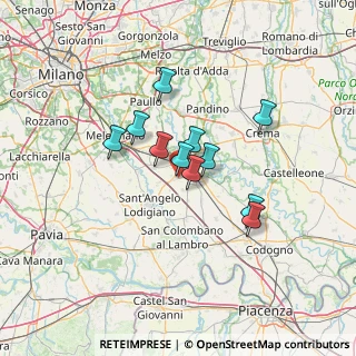Mappa Piazza Vivaldi, 26854 Cornegliano Laudense LO, Italia (9.82909)