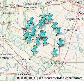 Mappa Via Pezzini Carlo, 26015 Soresina CR, Italia (10.202)