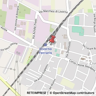 Mappa Viale IV Novembre, 34, 13046 Livorno Ferraris VC, Italia, 13046 Livorno Ferraris, Vercelli (Piemonte)