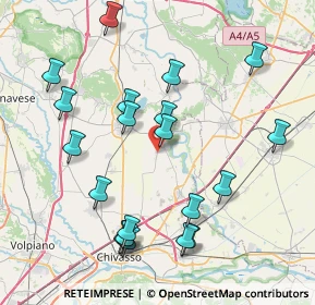 Mappa Via Bussolata, 10035 Mazzè TO, Italia (8.614)