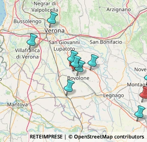 Mappa Via dell'Industria, 37051 Bovolone VR, Italia (17.86364)