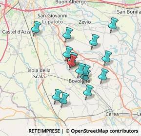 Mappa Via dell'Industria, 37051 Bovolone VR, Italia (5.89333)