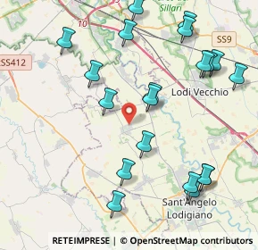 Mappa Via Don Giuseppe Ottolo, 26853 Caselle Lurani LO, Italia (4.709)