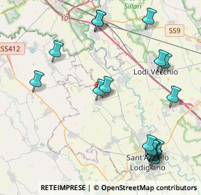 Mappa Via Don Giuseppe Ottolo, 26853 Caselle Lurani LO, Italia (5.07)