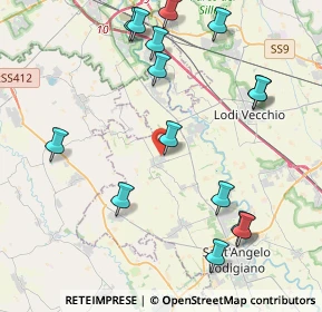 Mappa Via Don Giuseppe Ottolo, 26853 Caselle Lurani LO, Italia (4.79667)