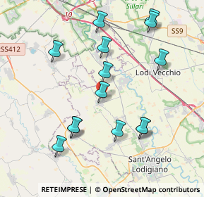 Mappa Via Don Giuseppe Ottolo, 26853 Caselle Lurani LO, Italia (4.06071)