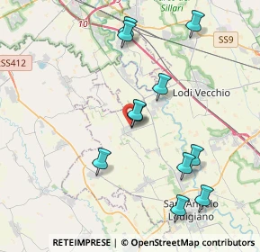 Mappa Via Don Giuseppe Ottolo, 26853 Caselle Lurani LO, Italia (4.00545)