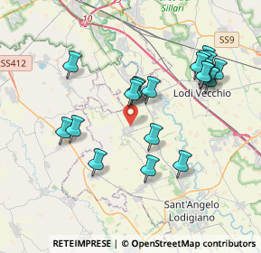 Mappa Via Don Giuseppe Ottolo, 26853 Caselle Lurani LO, Italia (3.7785)