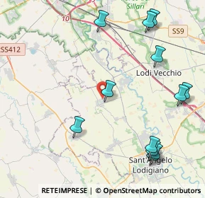 Mappa Via Don Giuseppe Ottolo, 26853 Caselle Lurani LO, Italia (5.14417)