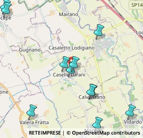 Mappa Via Don Giuseppe Ottolo, 26853 Caselle Lurani LO, Italia (2.54545)