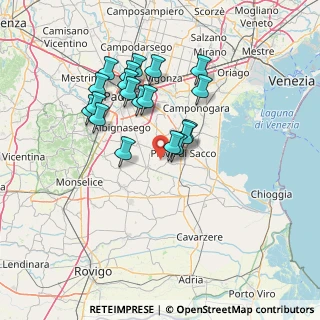 Mappa Via Frassignoni, 35020 Brugine PD, Italia (12.68947)