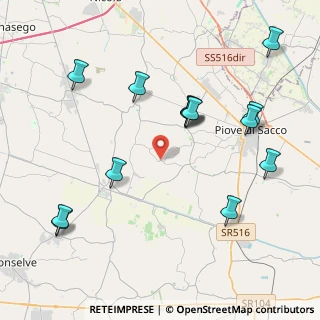 Mappa Via Frassignoni, 35020 Brugine PD, Italia (4.53571)