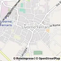 Kaart Livorno Ferraris