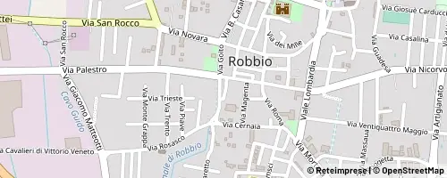 Mappa Robbio