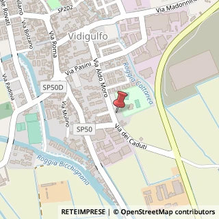 Mappa Via Aldo Moro, 15, 27018 Vidigulfo, Pavia (Lombardia)