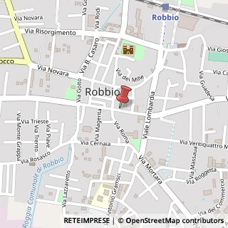 Mappa Via Giuseppe Garibaldi, 46, 27038 Robbio, Pavia (Lombardia)