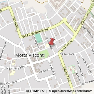 Mappa Via A. Negri, 13, 20086 Motta Visconti, Milano (Lombardia)