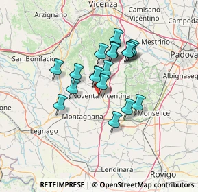 Mappa Via dei Mestieri, 36025 Noventa Vicentina VI, Italia (10.312)