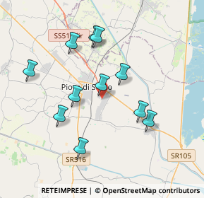 Mappa 105 - Prodotti Siderurgici, 35028 Piove di Sacco PD, Italia (3.52636)