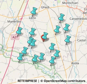 Mappa Via Circonvallazione Sud, 25023 Gottolengo BS, Italia (7.20235)