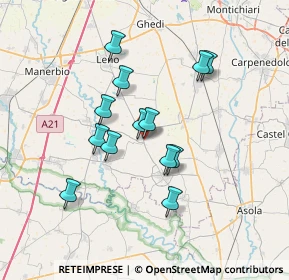 Mappa Via Circonvallazione Sud, 25023 Gottolengo BS, Italia (5.94923)