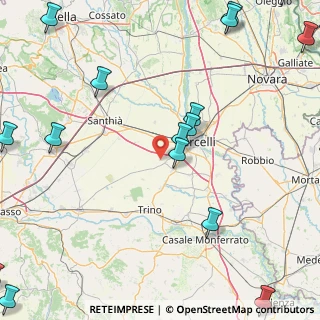 Mappa 13034 Lignana VC, Italia (29.105)