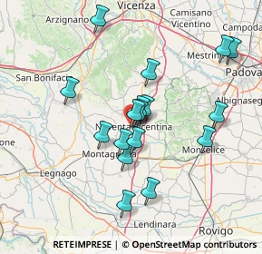Mappa Via del Lavoro, 36025 Noventa Vicentina VI, Italia (12.97)
